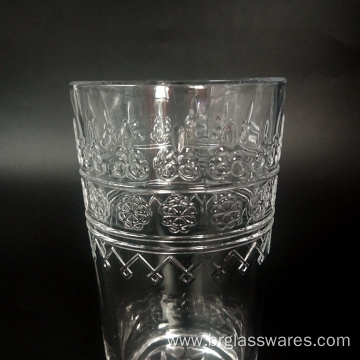 hand pressed drinking hiball glass tumbler wine cup